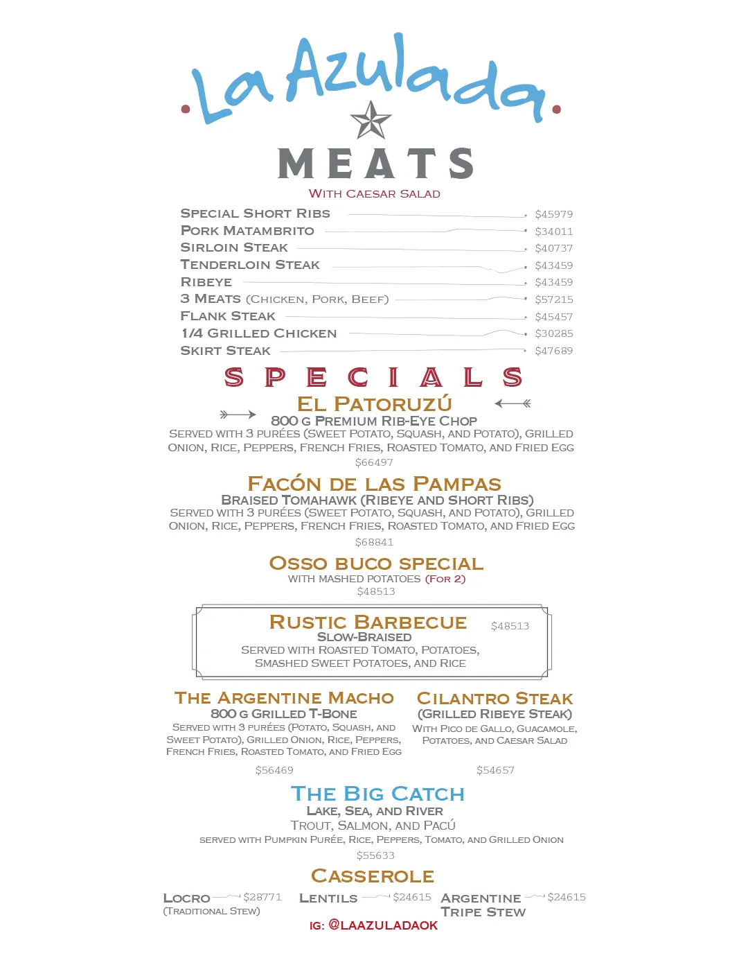 Menu — Page 3