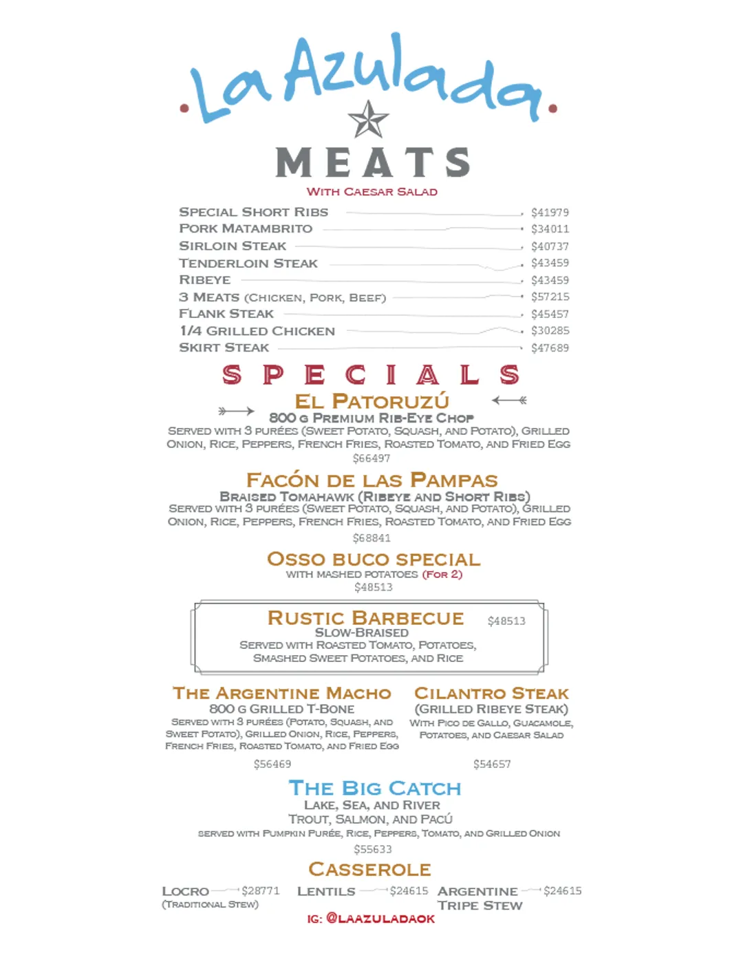 Menu — Page 3