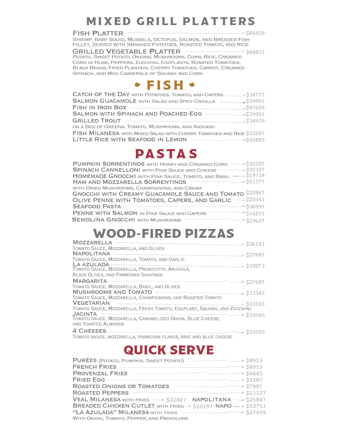 Menu — Page 4