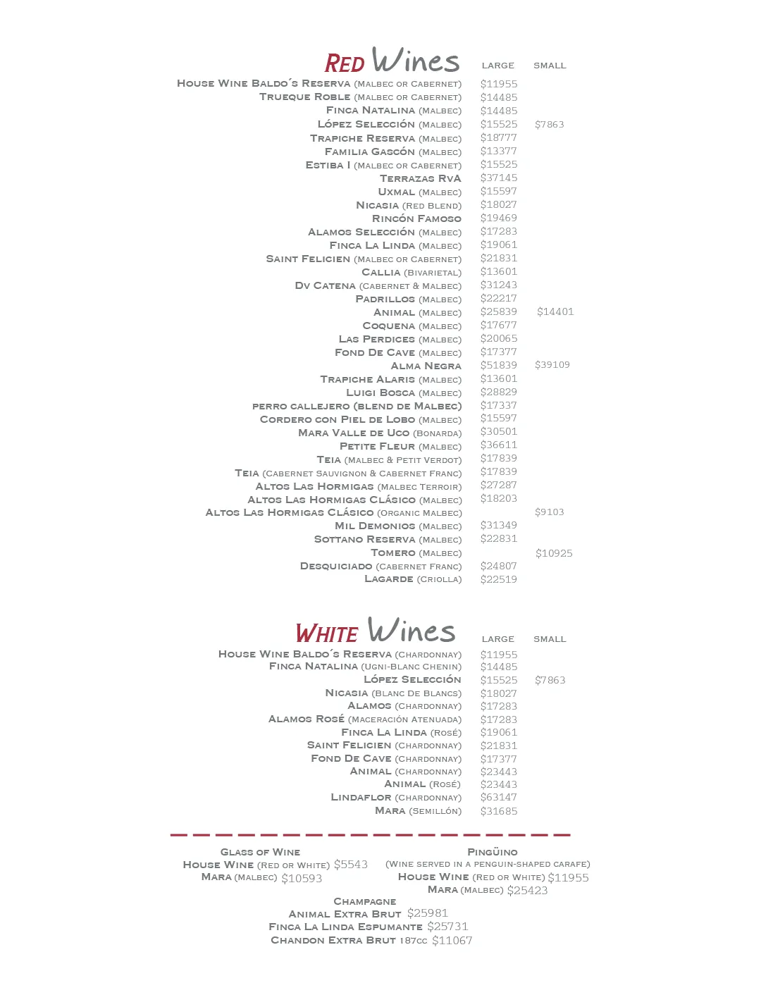 Menu — Page 6