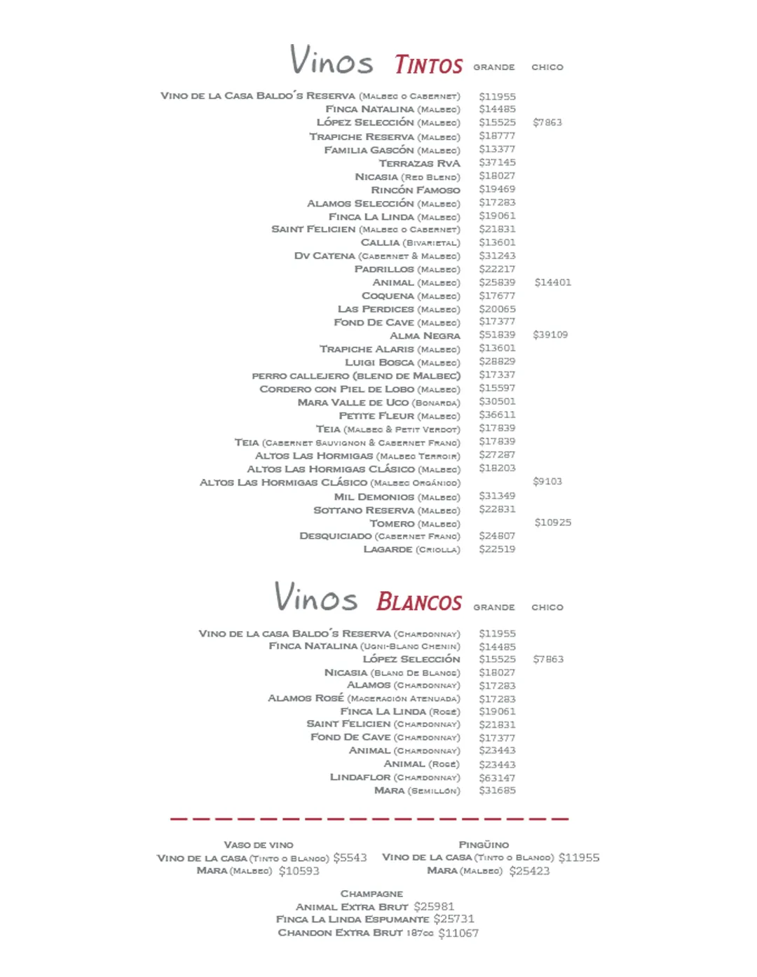Menu — Page 6
