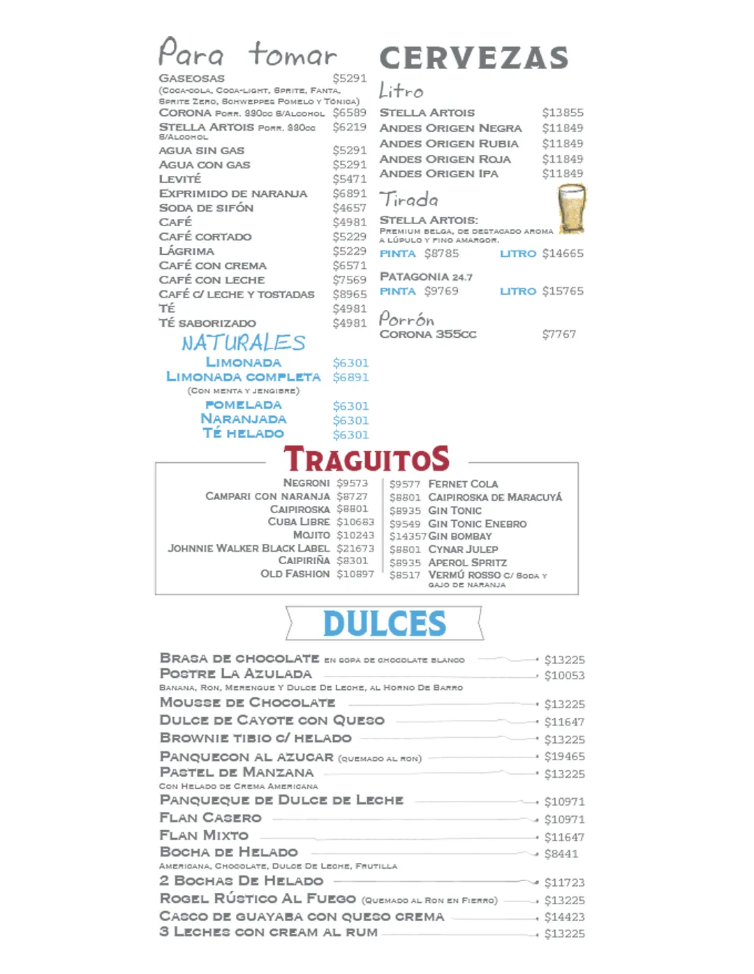 Menú — Página 5